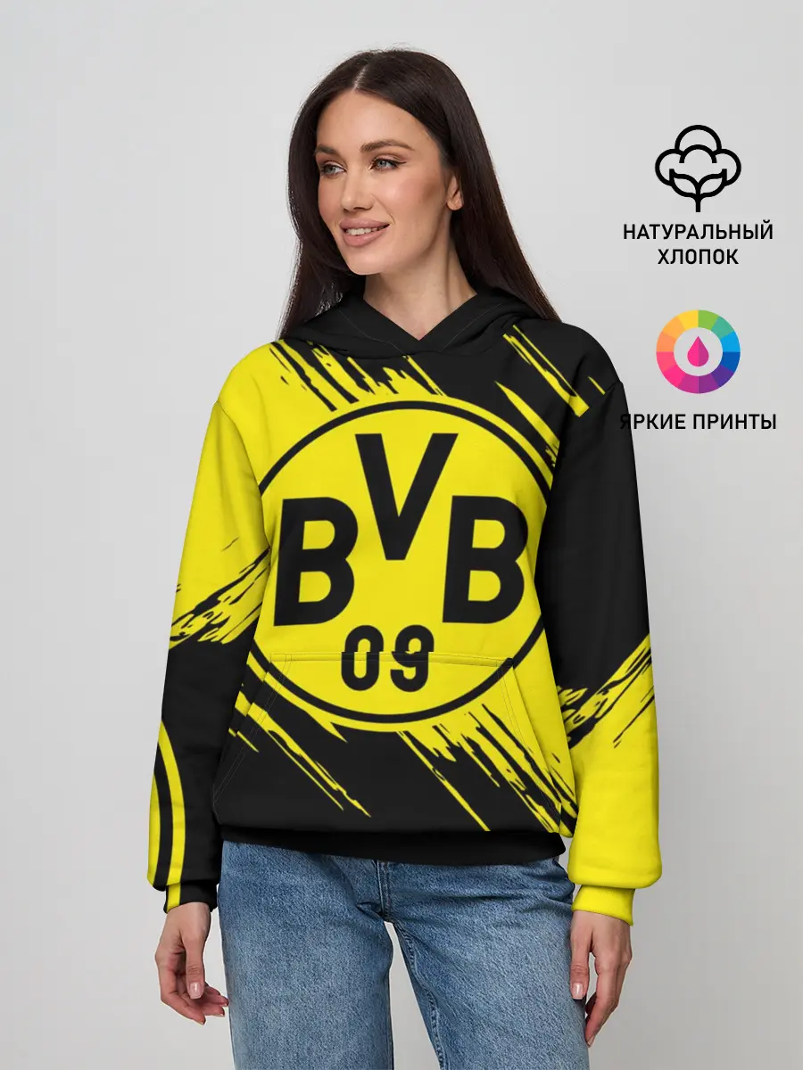 Женское худи / Боруссия Дортмунд