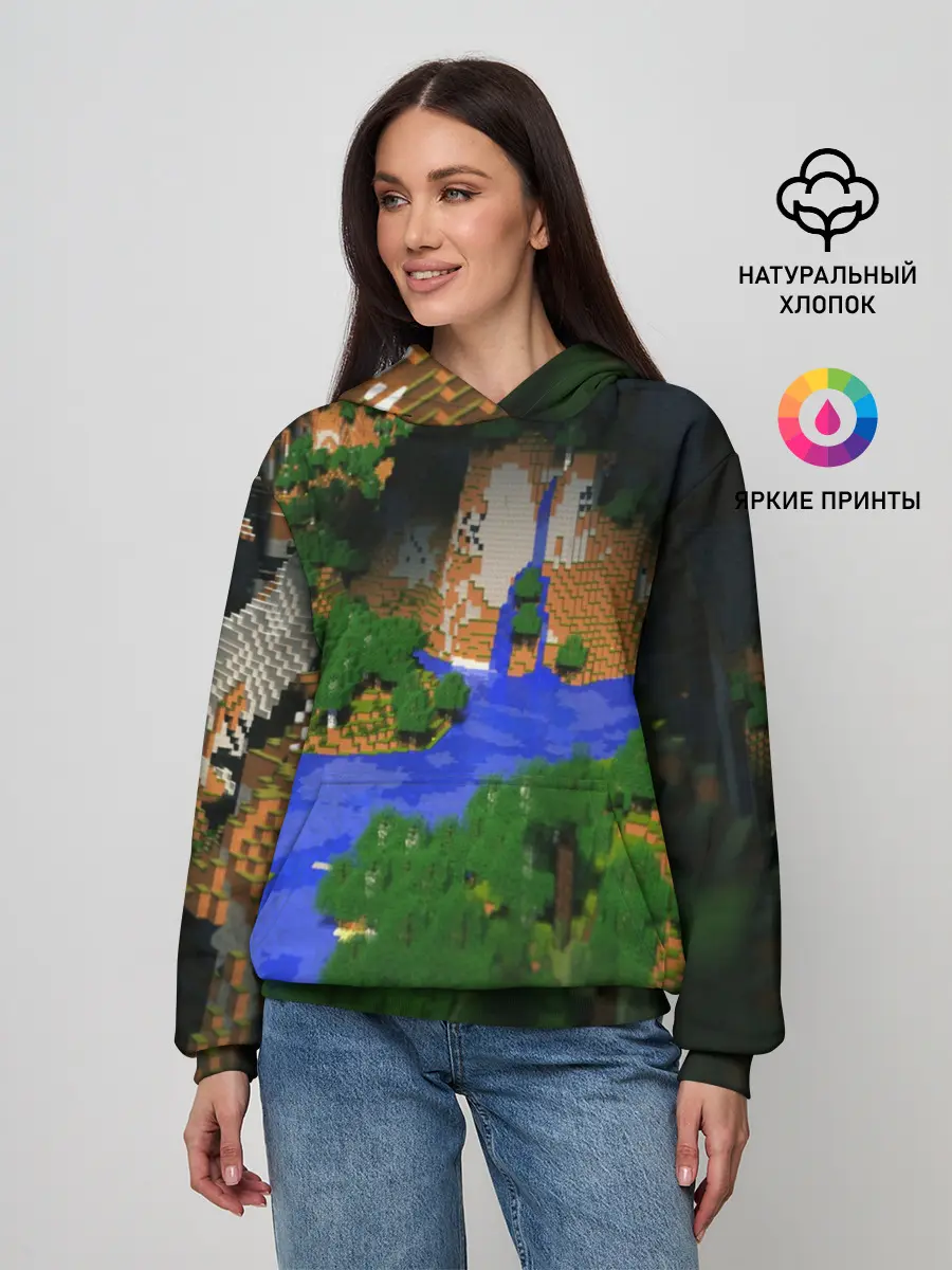 Женское худи / Minecraft