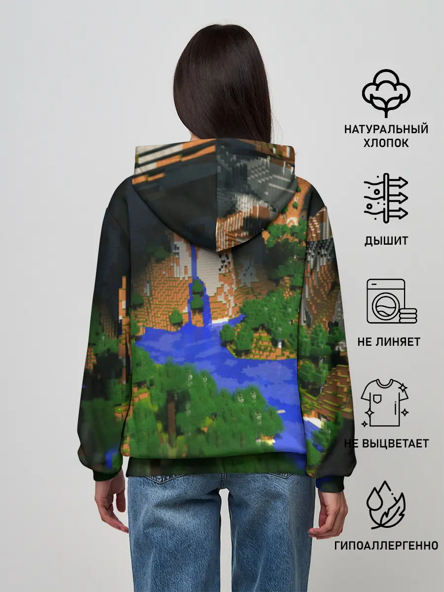 Женское худи / Minecraft