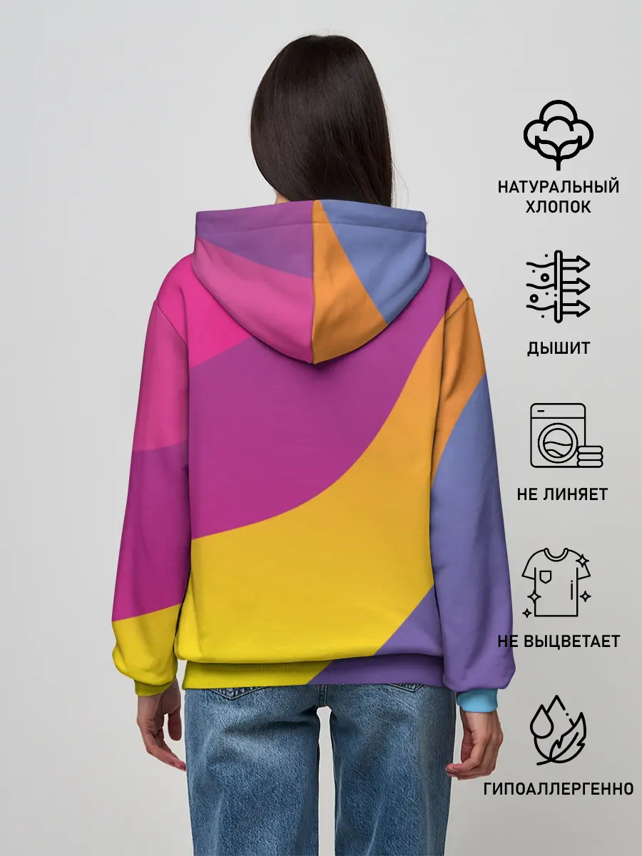 Женское худи / Праздничный жираф