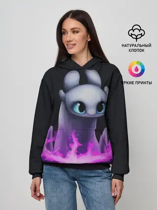 Женское худи / Как приручить дракона