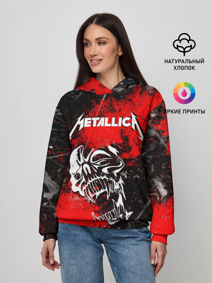 Женское худи / METALLICA