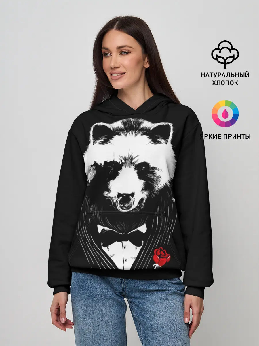Женское худи / Медведь авторитет