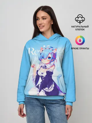 Женское худи / Re:Zero. Рем