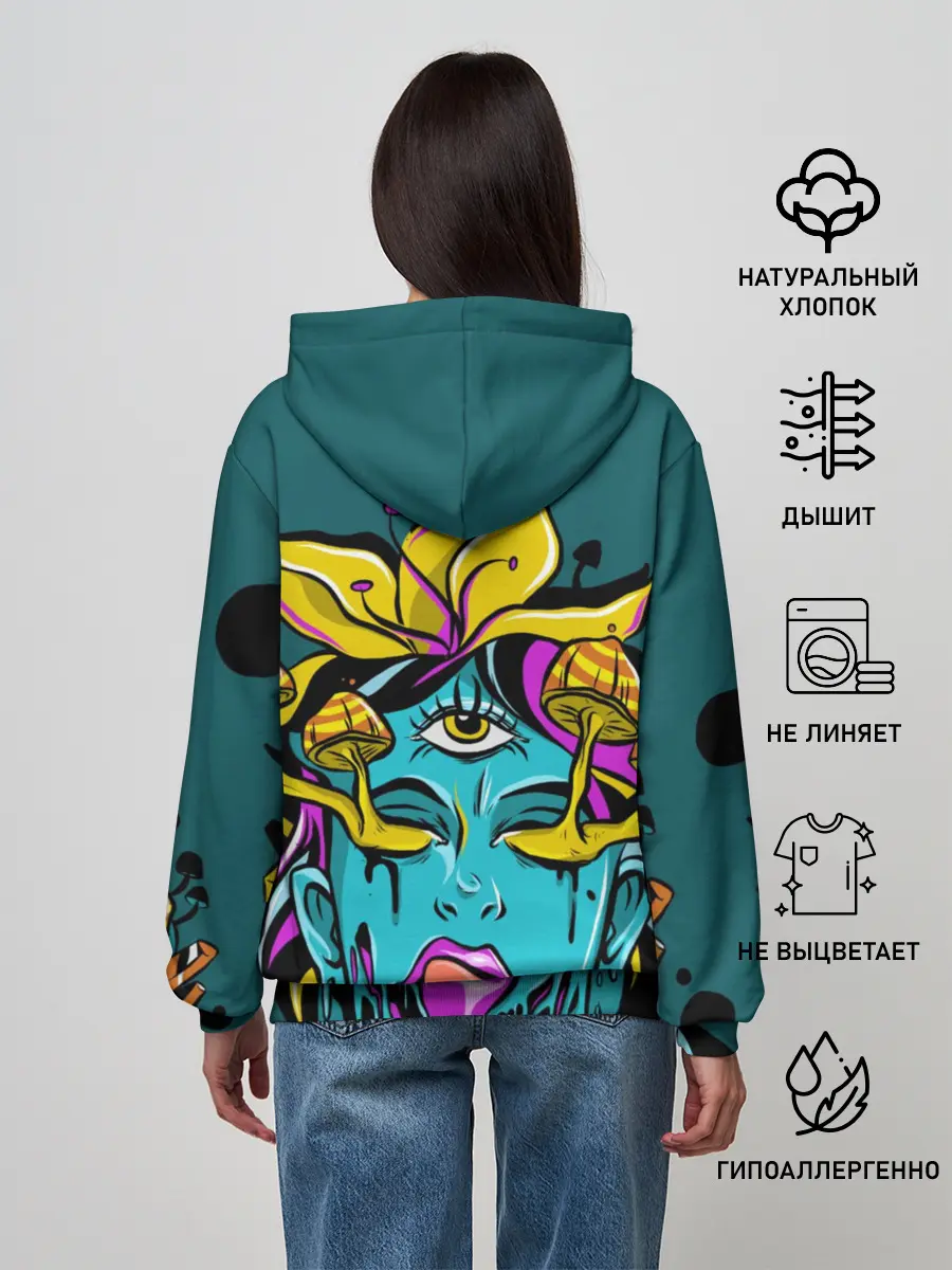 Женское худи / Девушка трип