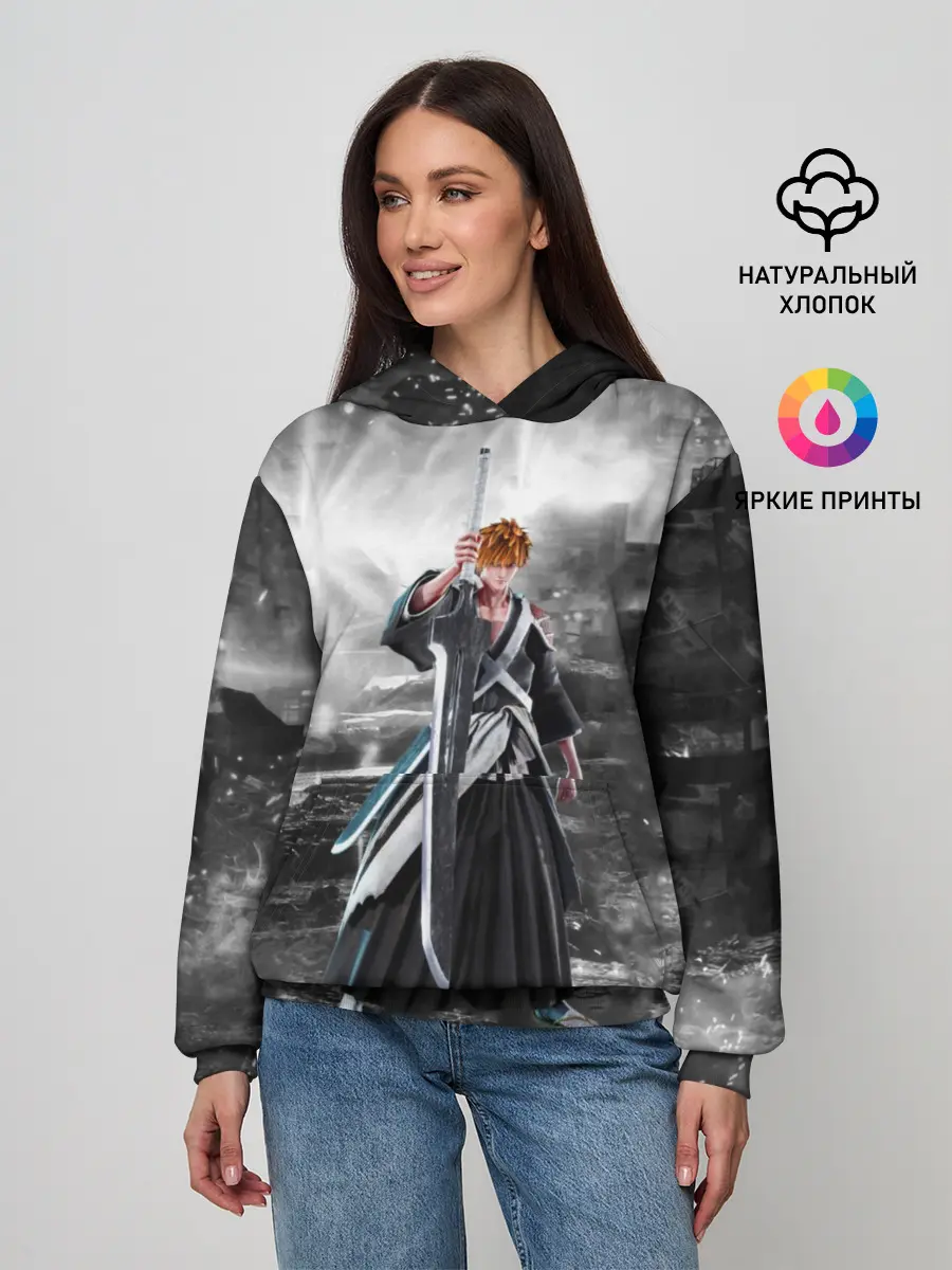 Женское худи / Jump Force - Ichigo Kurosaki