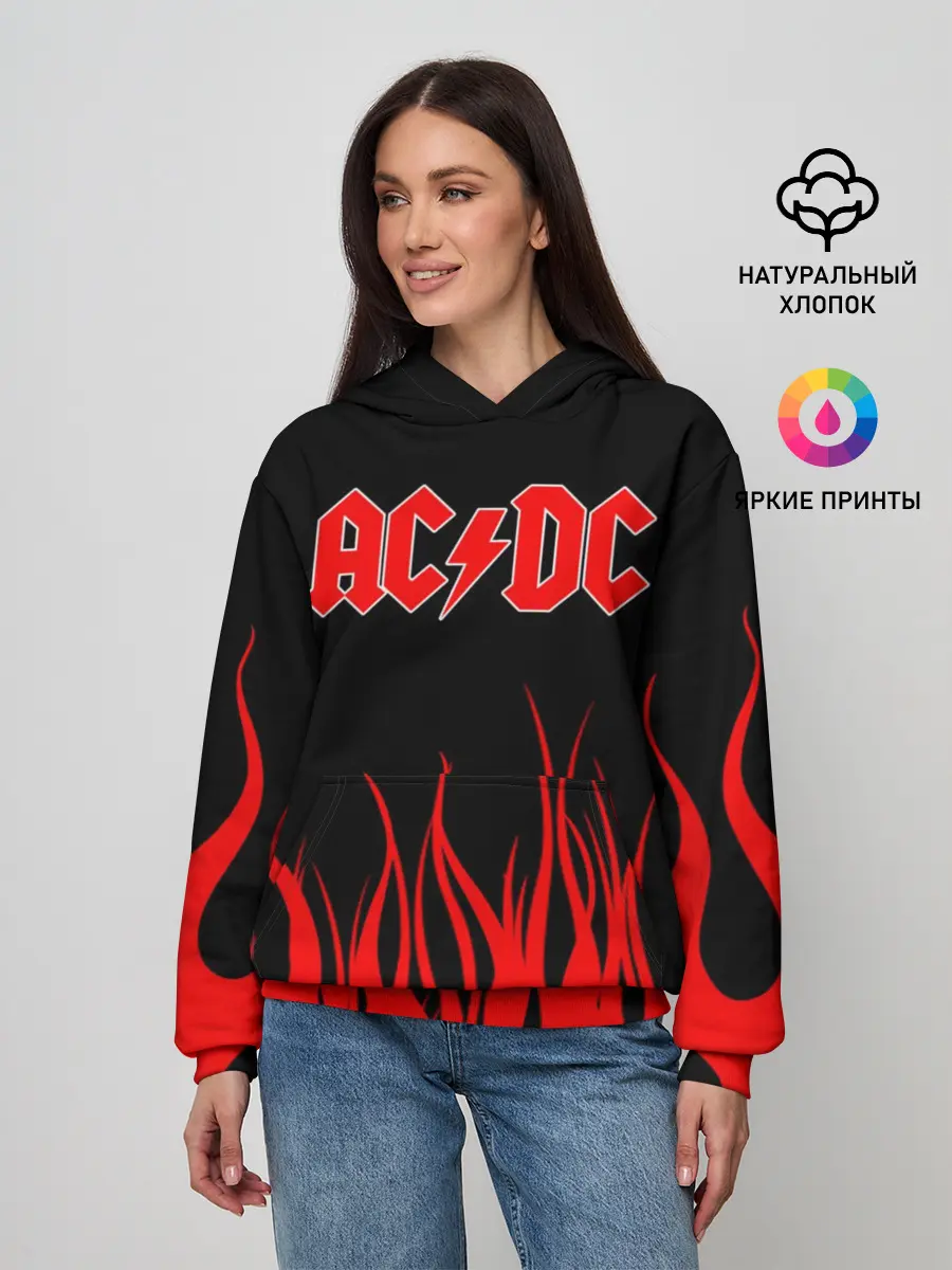 Женское худи / AC DC