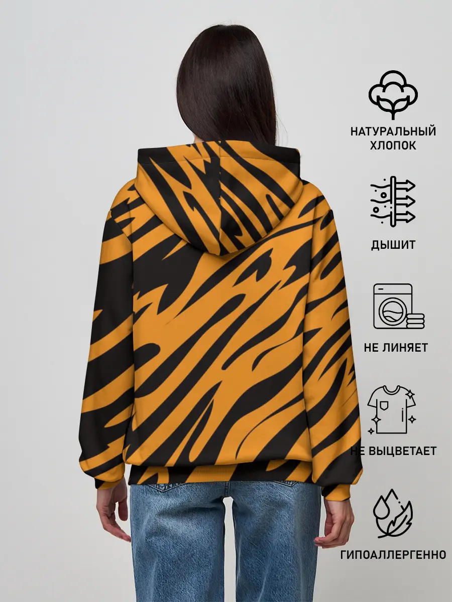 Женское худи / Тигр
