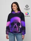 Женское худи / Токсичный череп