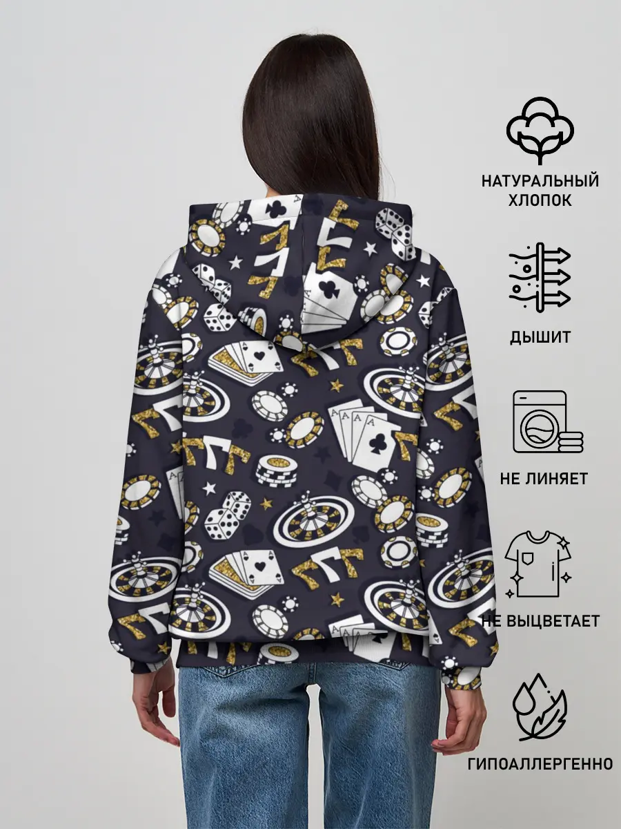 Женское худи / Казино