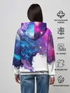 Женское худи / Космический сноуборд