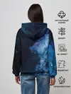 Женское худи / Синий космос