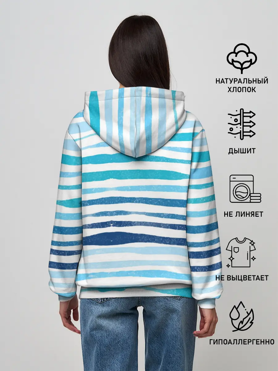 Женское худи / Сова в шапке