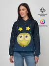 Женское худи / Сова со звездочками