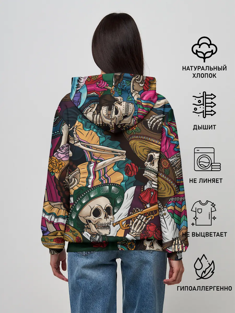 Женское худи / Мексиканская Вечеринка