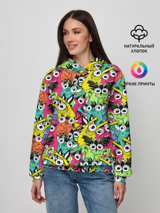 Женское худи / Весёлые монстры