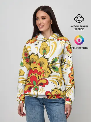 Женское худи / Хохлома