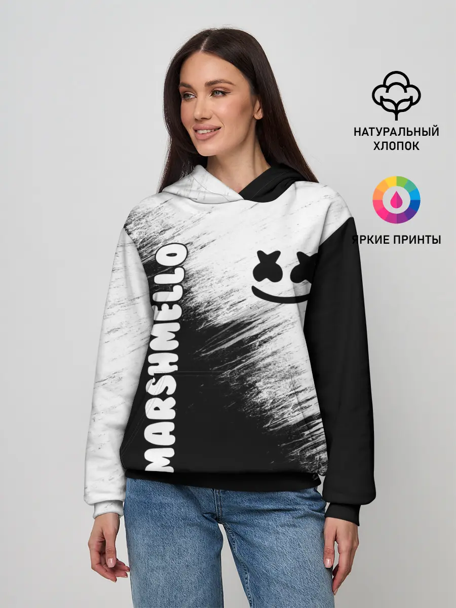 Женское худи / Marshmello 3