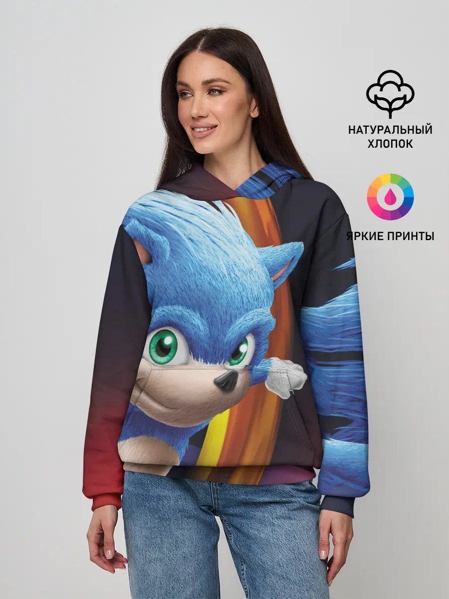 Женское худи / Sonic