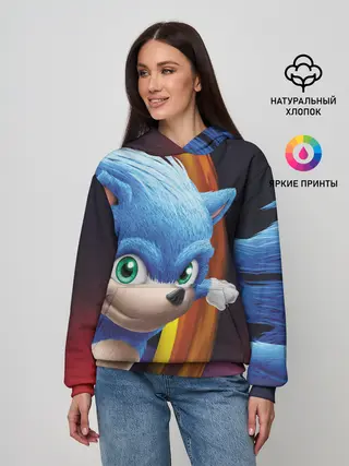 Женское худи / Sonic
