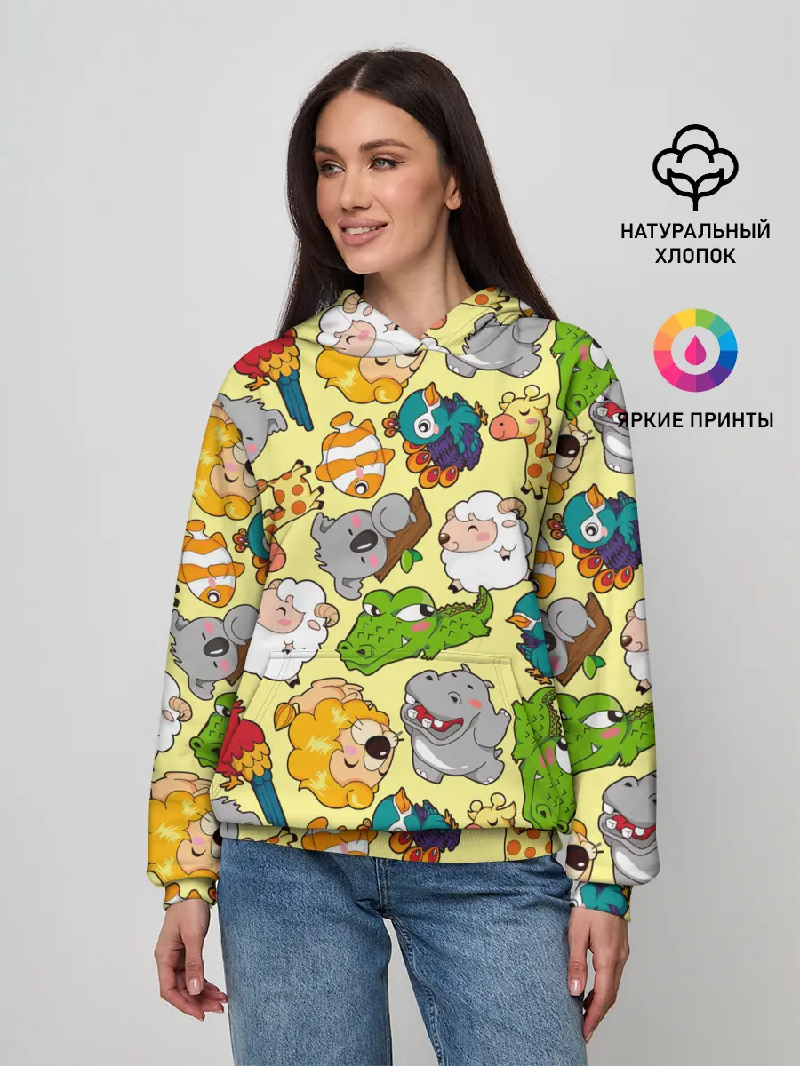 Женское худи / Зоопарк