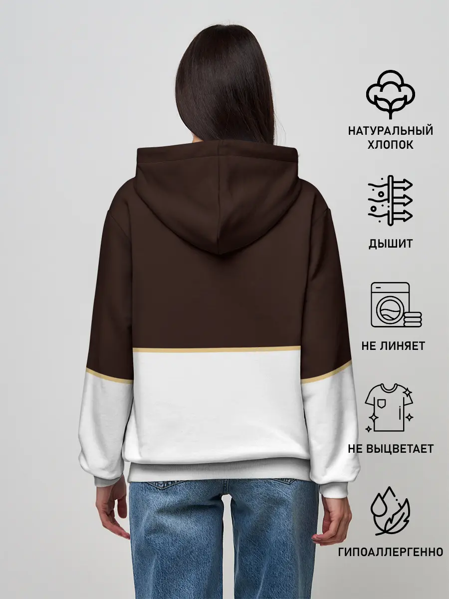 Женское худи / Мантия Чёрный Бык