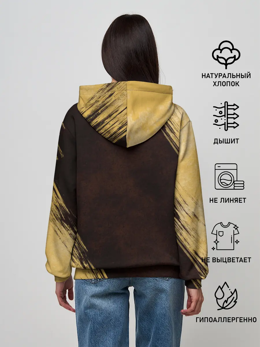 Женское худи / Черный Клевер