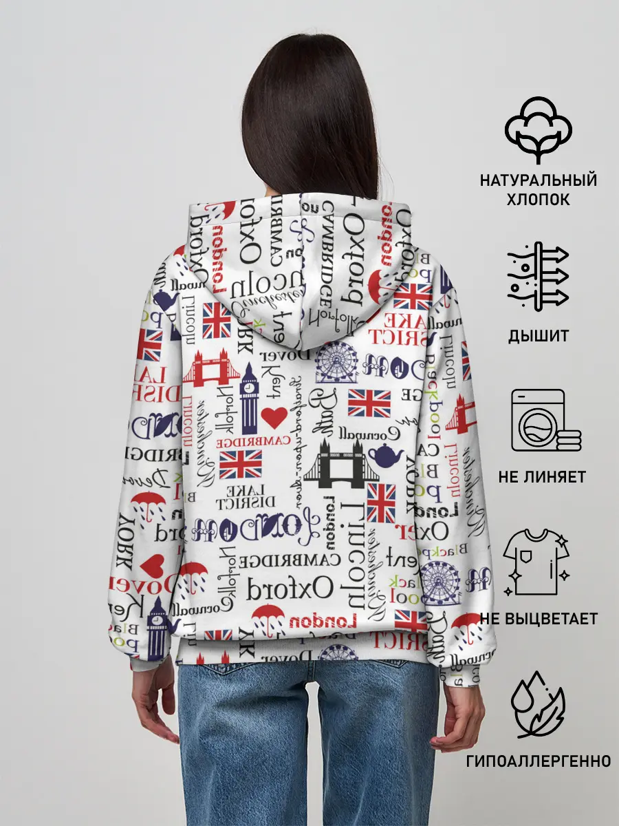 Женское худи / Лондон