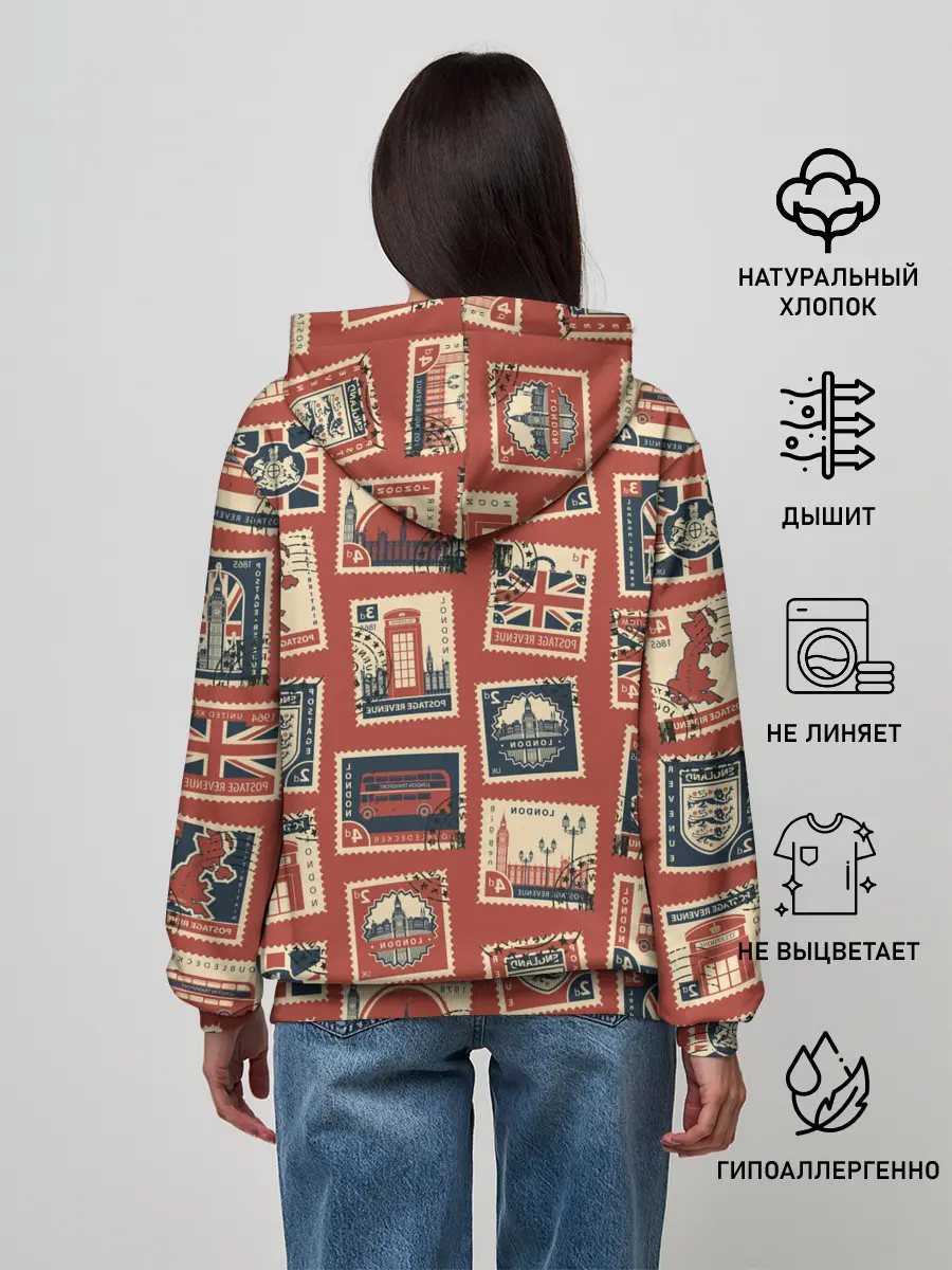 Женское худи / Марки Великобритании