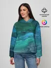 Женское худи / Изумрудные Облака