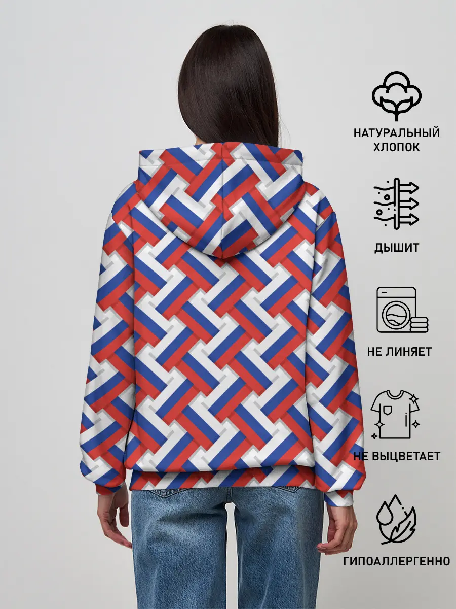 Женское худи / Российская плетёнка
