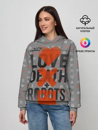 Женское худи / LOVE DEATH + ROBOTS