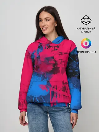 Женское худи / Буря красок