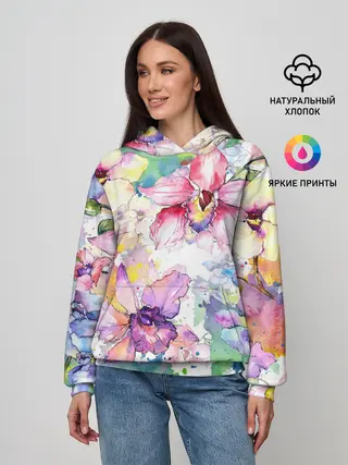 Женское худи / Цветы