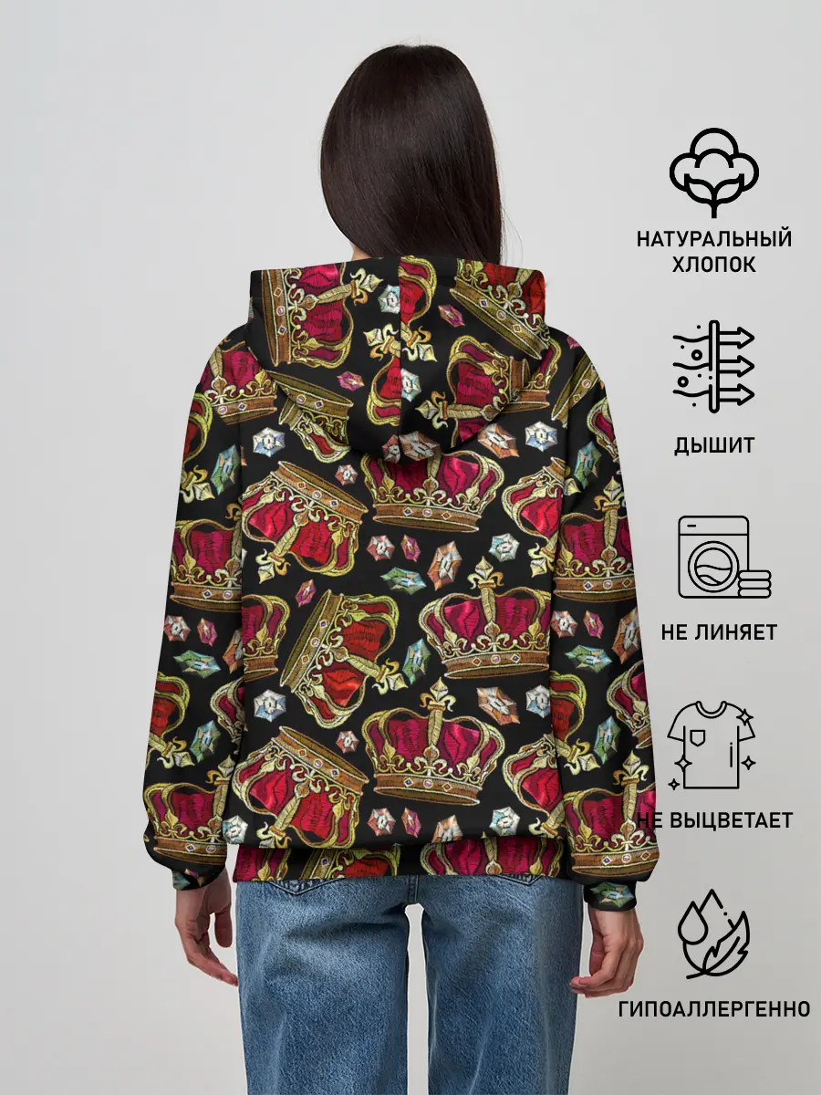 Женское худи / Короны