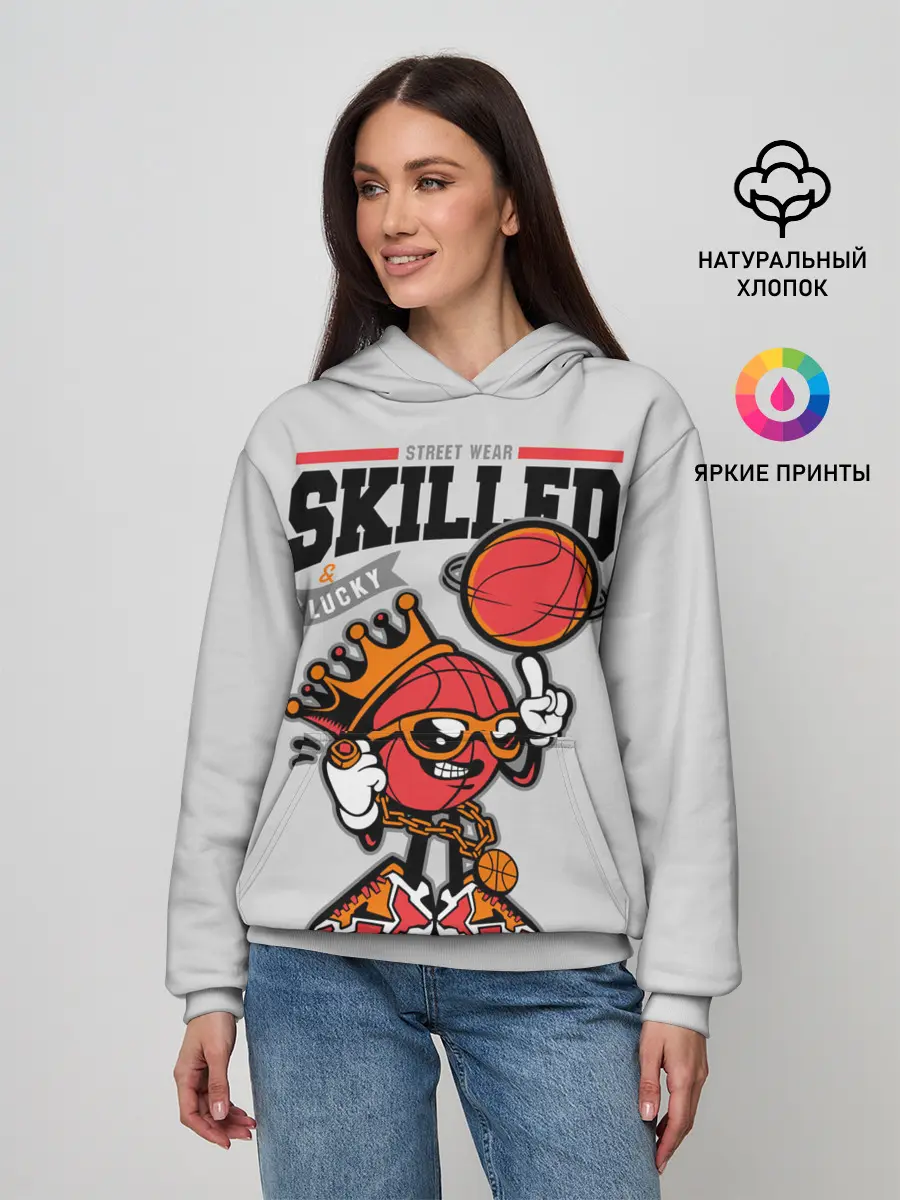 Женское худи / Skilled and lucky