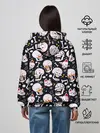 Женское худи / Черепа и Котики