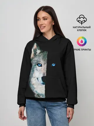 Женское худи / Волк