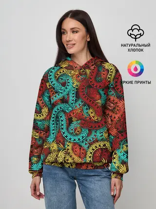 Женское худи / Кетцалькоатли