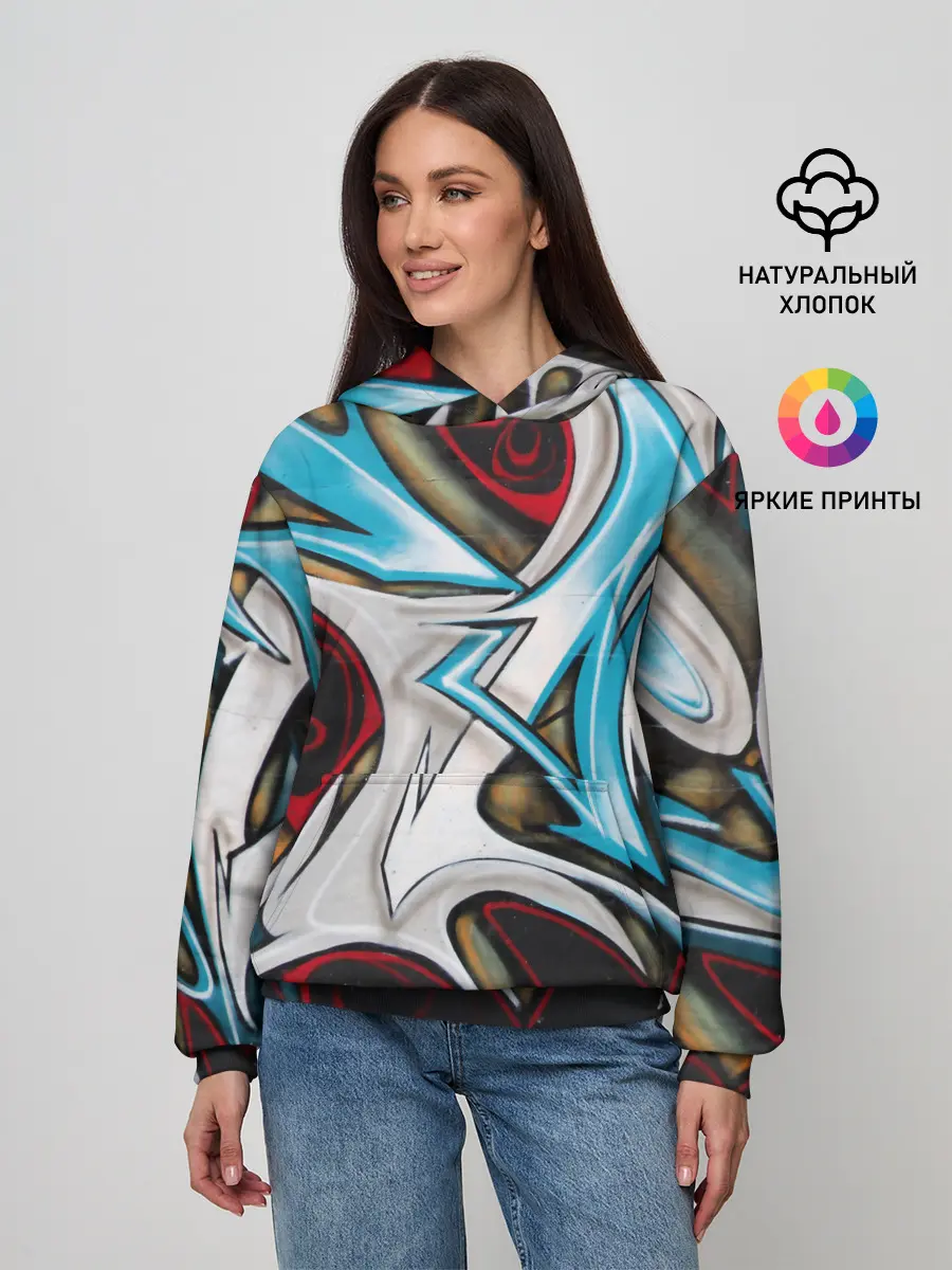 Женское худи / Стиль улицы