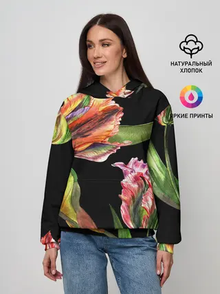 Женское худи / Тюльпан