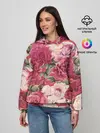 Женское худи / Акварель, розы