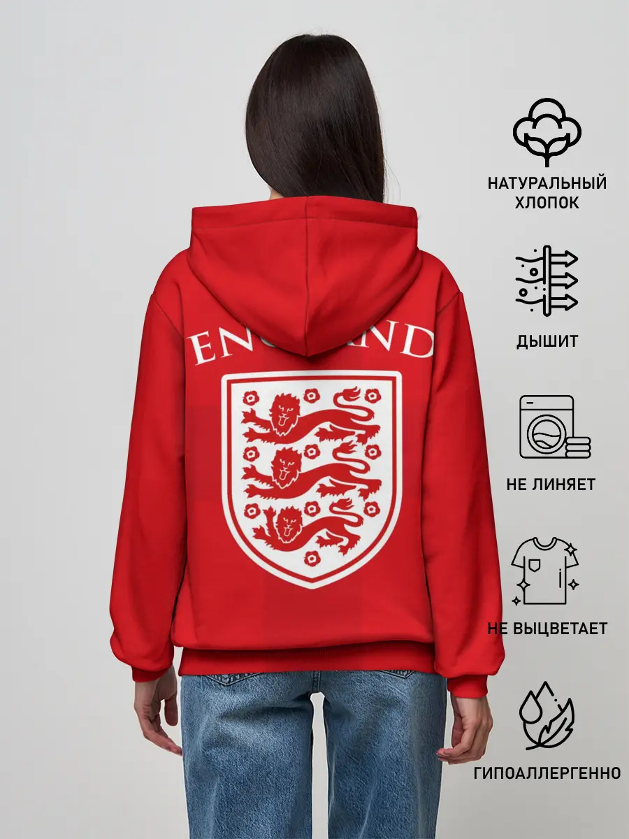 Женское худи / Сборная Англии