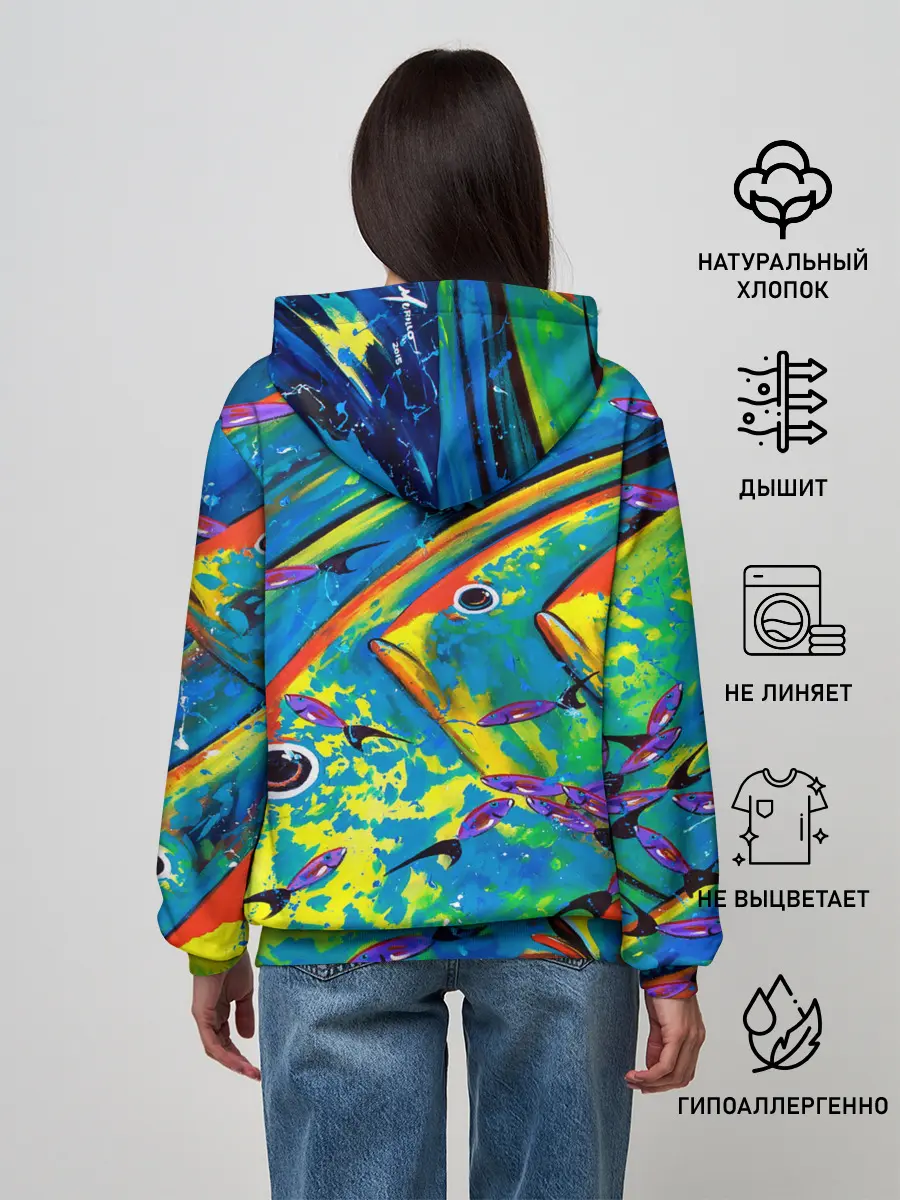 Женское худи / Рыбы