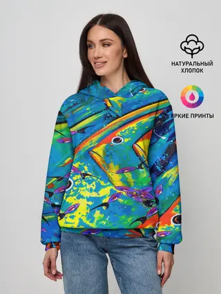 Женское худи / Рыбы