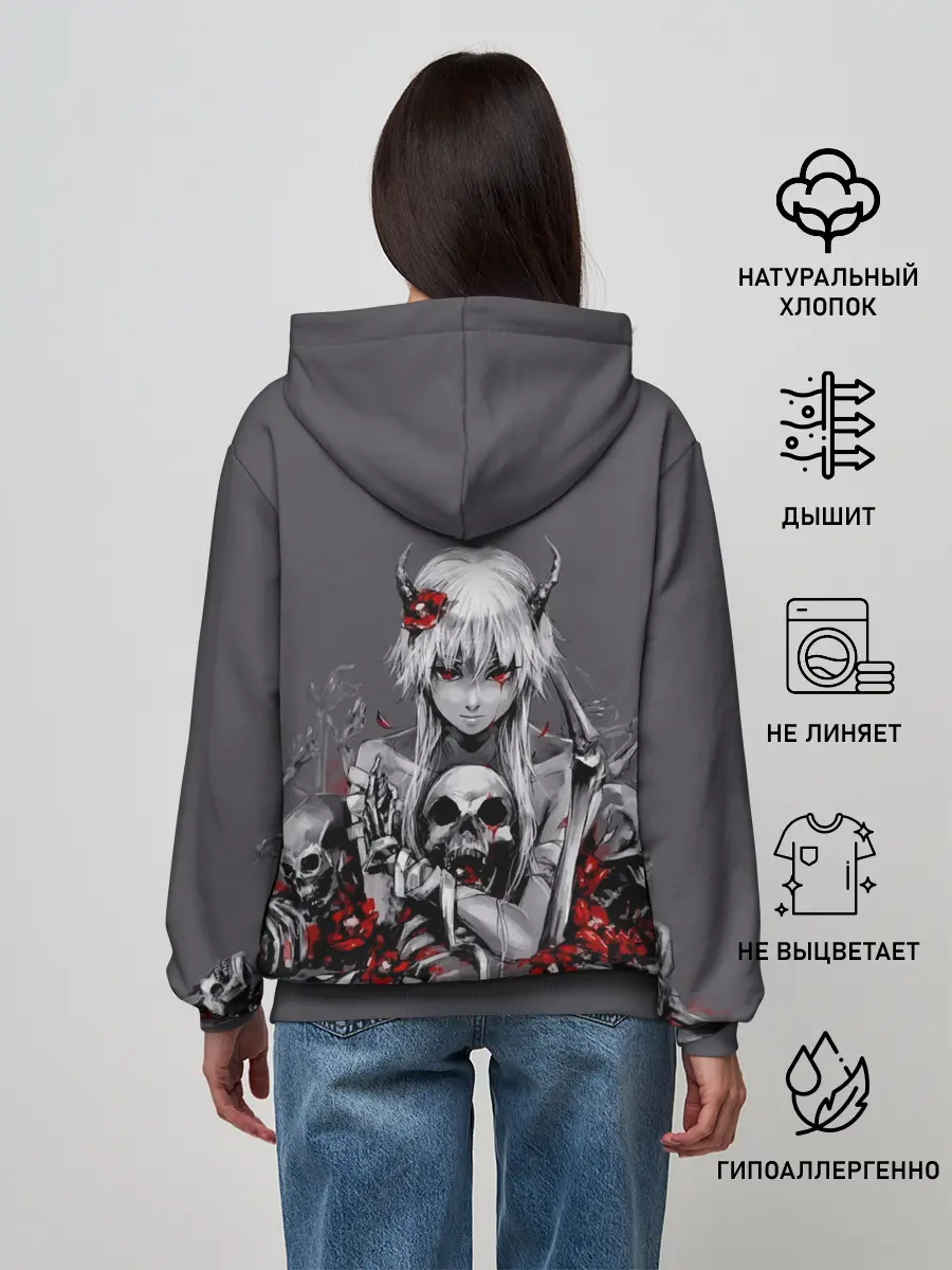 Женское худи / Girl & Death