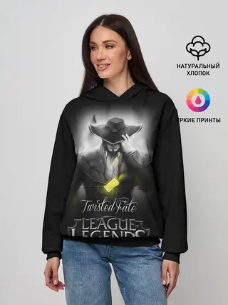 Женское худи / League of Legends,Twisted Fate