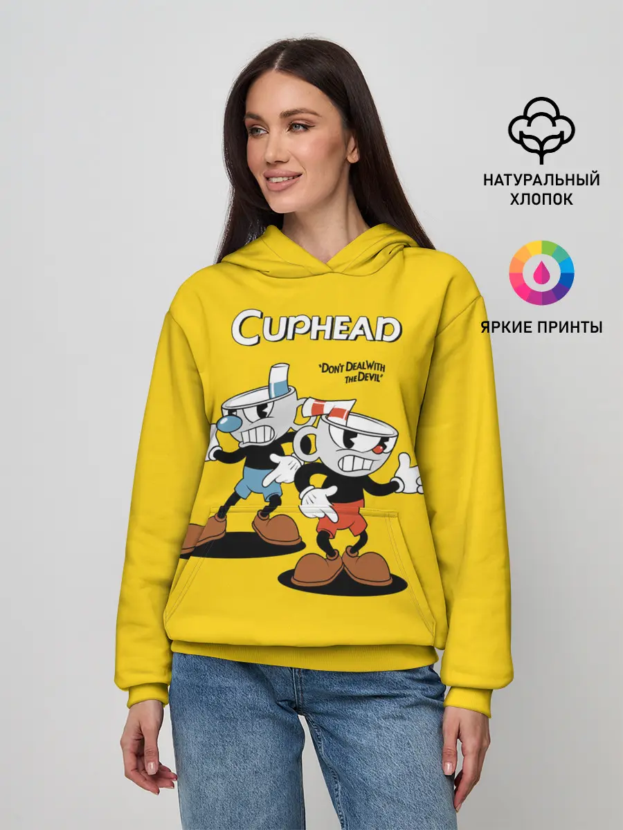 Женское худи / Cuphead