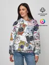 Женское худи / Старинные фотоаппараты