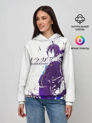 Женское худи / NORAGAMI Yato blue